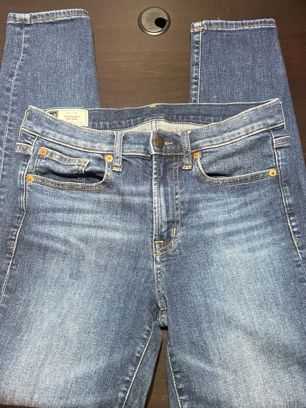 GAP Women's Skinny Jeans Size 29 Blue Wash